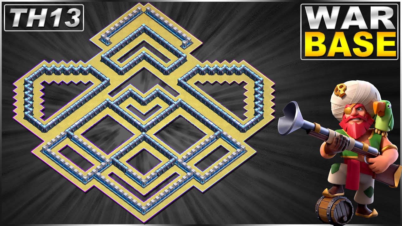 NEW BEST! TH13 War base with link | Town Hall 13 base | Clash of Clans
