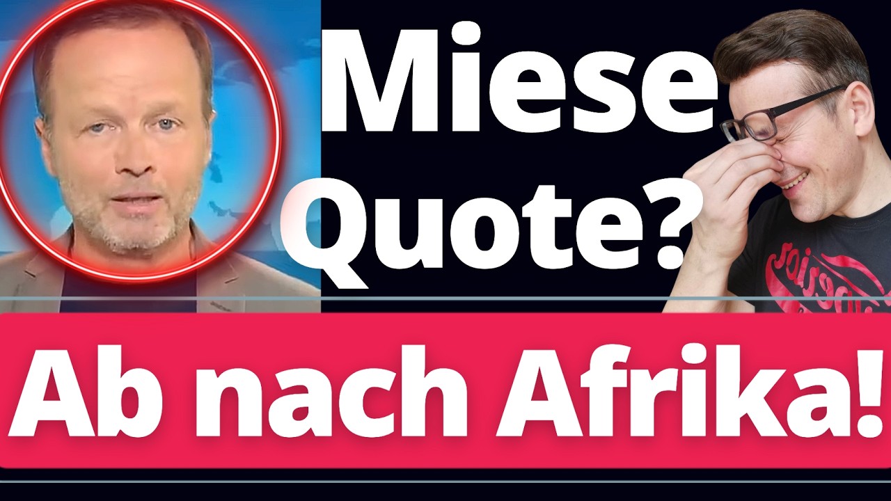 Georg Restle: Haltungsjournalist verlässt Deutschland und geht nach Afrika!