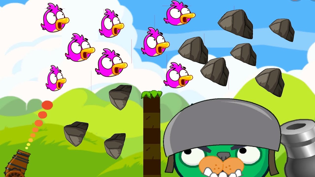 Angry Birds Cannon 4 - THE FAMOUS DUCK DUCK SPACE VERSION (P1) !