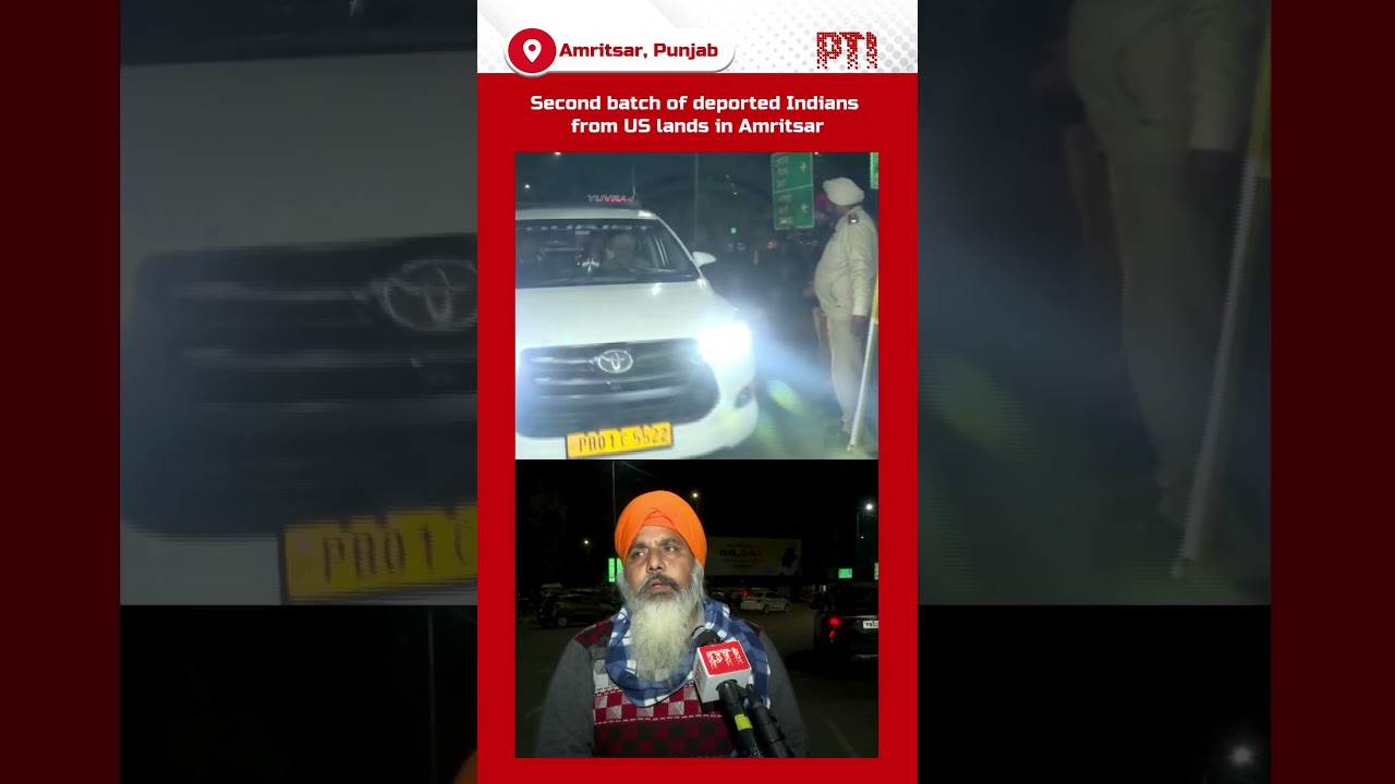 Second batch of deported Indians from US lands in Amritsar