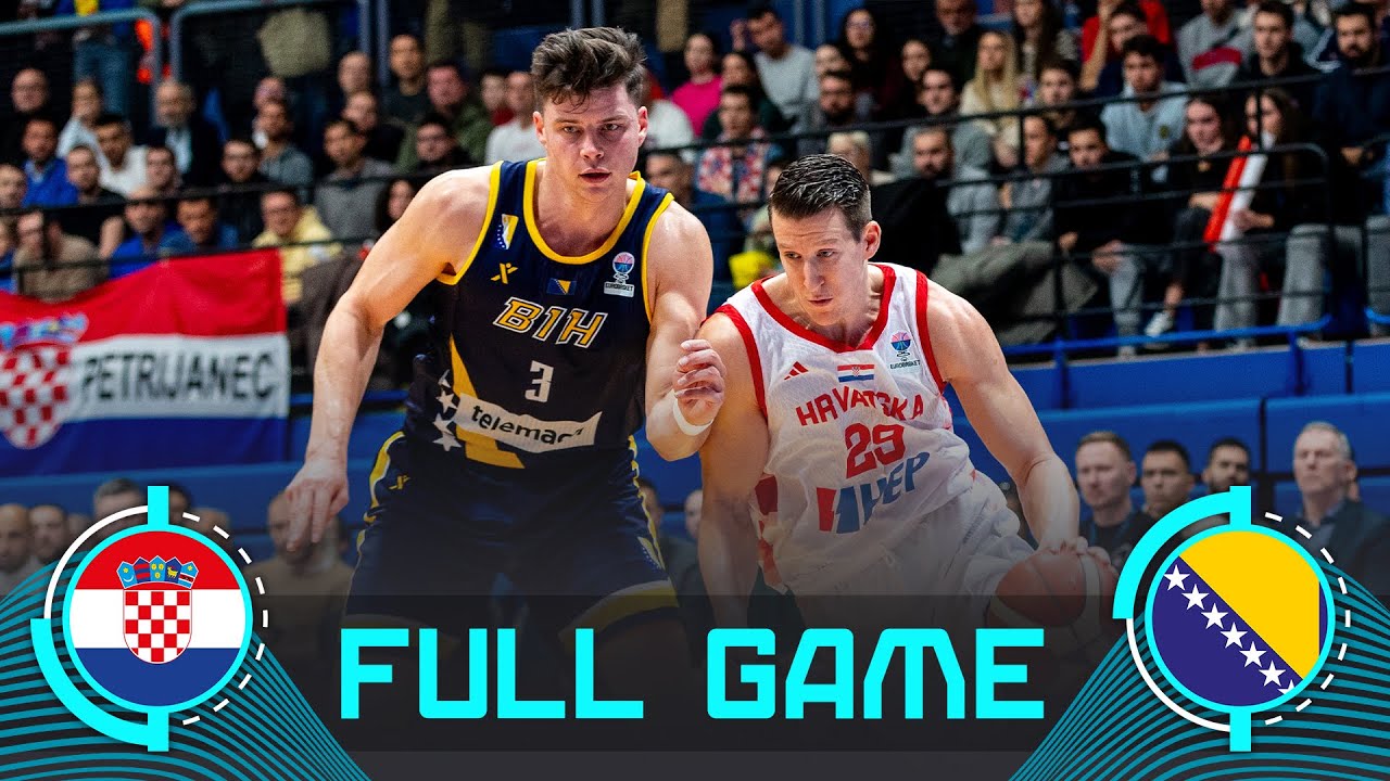 Croatia v Bosnia and Herzegovina | Full Basketball Game | FIBA EuroBasket 2025 Qualifiers