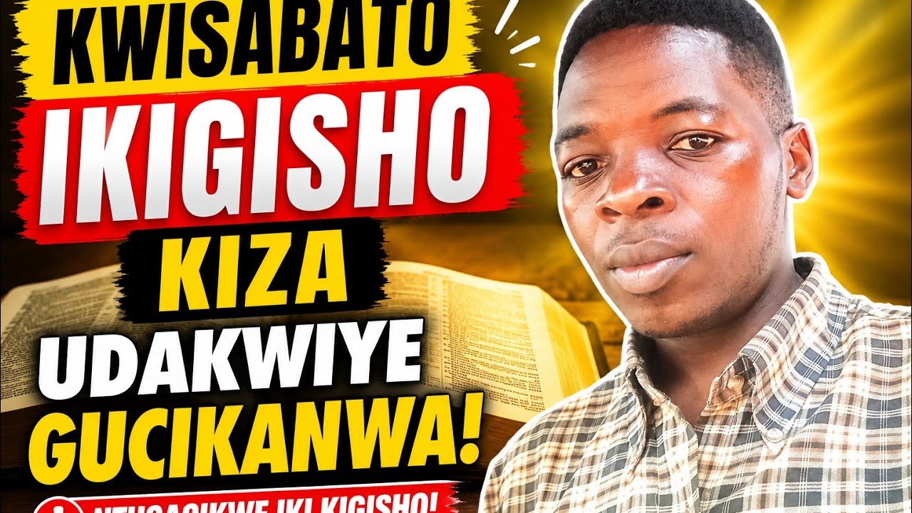 Kwisabato Ikigisho kiza Udakwiye Gucikwa cyuzuye Impanuro