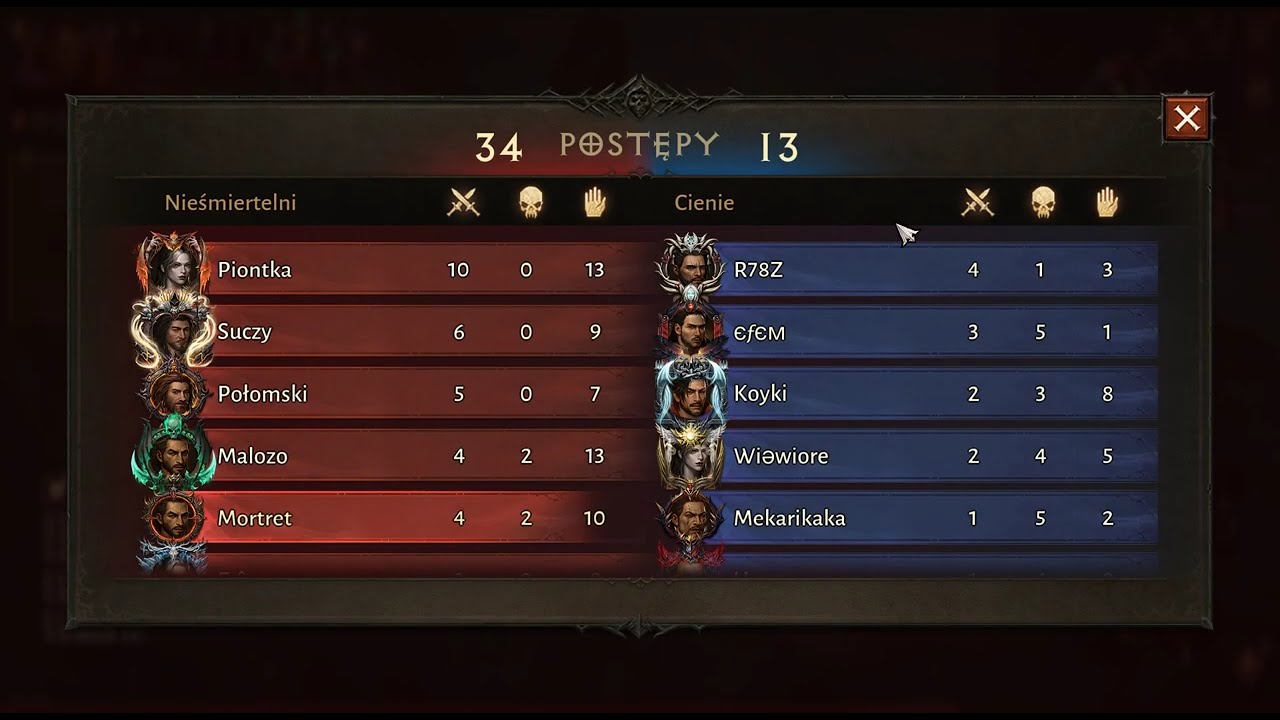 Diablo Immortal : Rite of Exile NIEPOKORNI vs Nirvana  2026.01.25