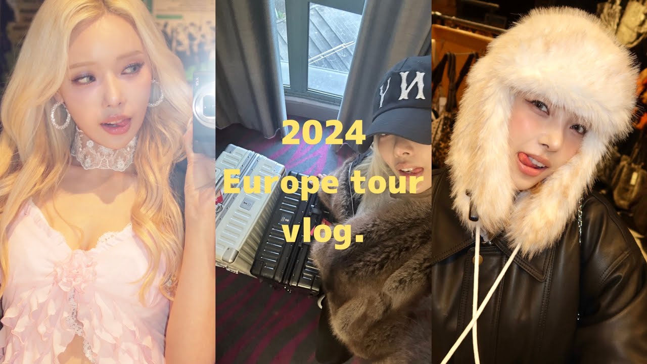 (SUB)사랑💞잔뜩 받고 온 Europe tour vlog.