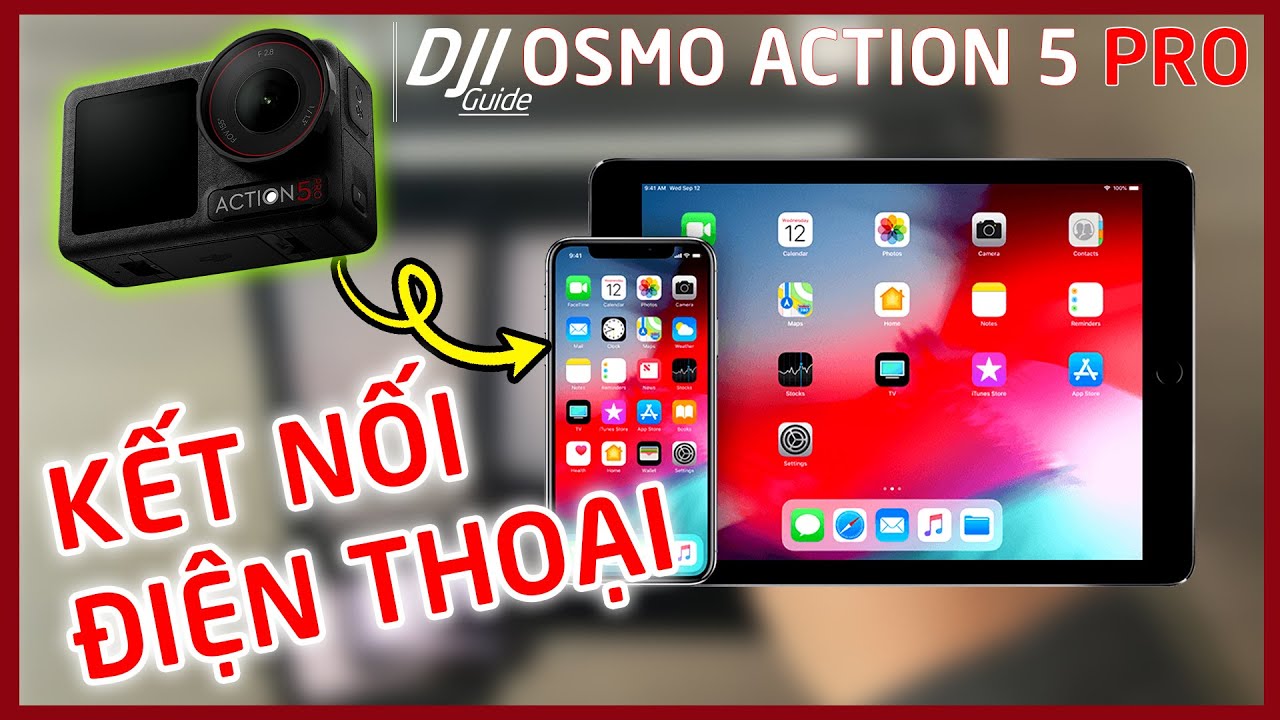 KẾT NỐI DJI OSMO ACTION 5 PRO VỚI ĐIỆN THOẠI làm màn hình Live View siêu bự