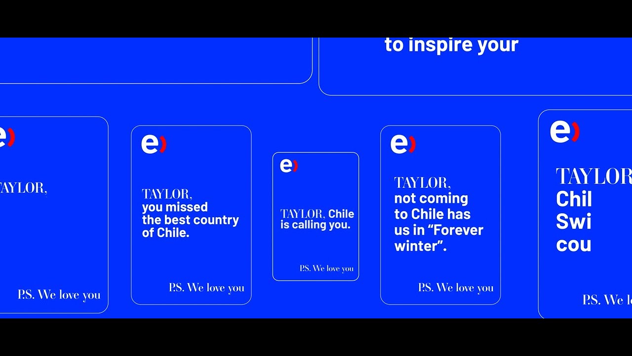 TAYLOR, Chile is Calling you - Andrés Acevedo, alumni UDP.