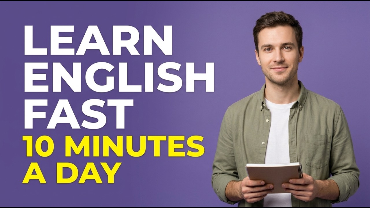 Learn English Fast: 10 Minutes a Day to Speak Confidently | English Podcast | Slow English