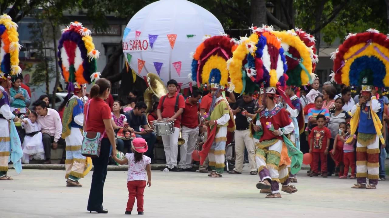 Volksdans in Oaxaca, Mexico