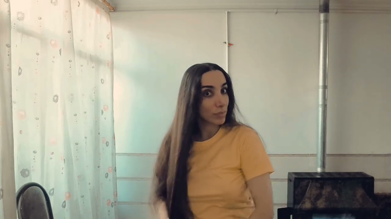 Unbinding, Brushing & Tying My Hair | Calm Video