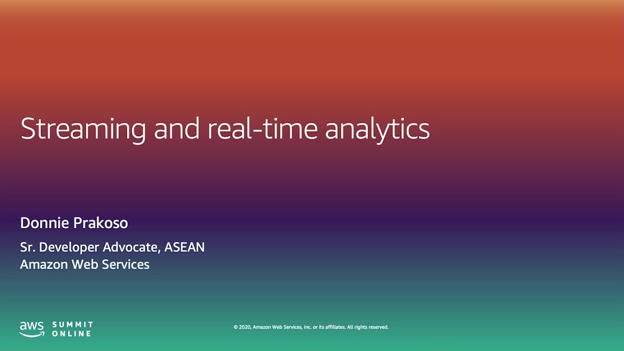 Streaming and Real-Time Analytics - Level 200 (United States)