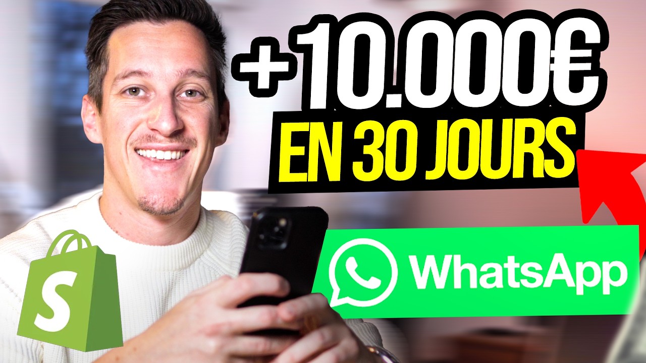 +10,000&euro; en 30 jours sur Shopify avec cette IA sur WhatsApp (Ecommerce)