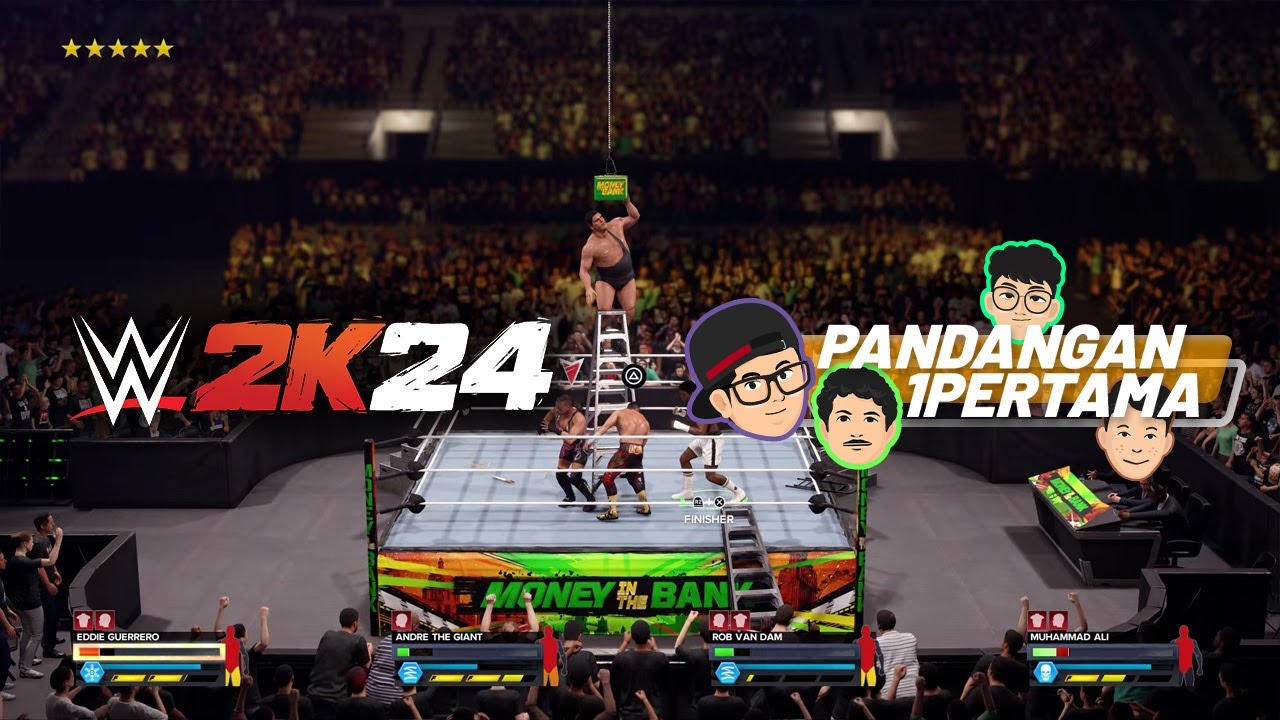BACOTIN 50 Menit kebanting banting terbaik sepanjang masa - WWE 2K24 | Pandangan Pertama