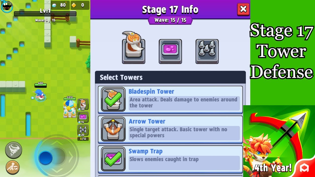 Archero Tower Defense Stage 17 Guide!