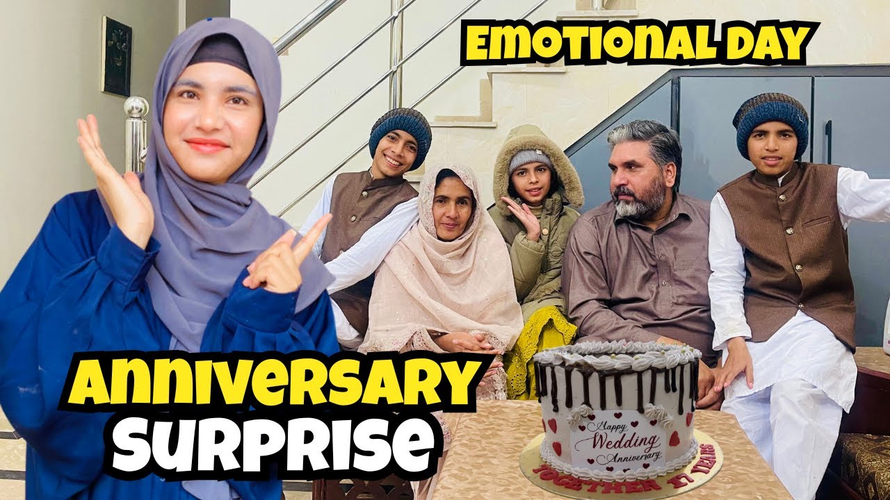 Parents&rsquo; Wedding Anniversary Celebration in Village | Family Emotional Vlog
