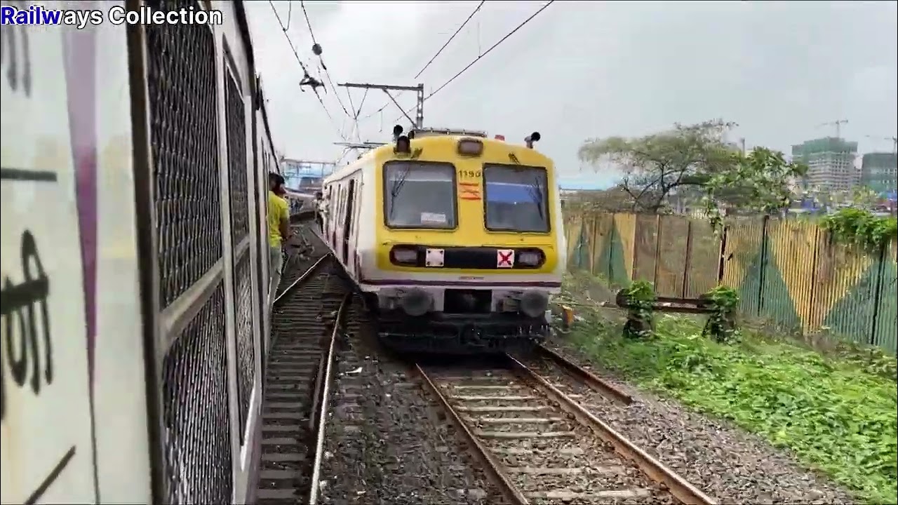 Wadala To Goregaon Mumbai Local Train Action Back To Back ll Mumbai Local Train