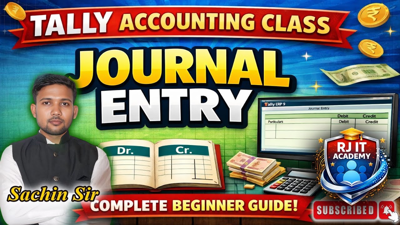 Accounting Journal Entry In Tally ERP 9 Day 3 ||#tallyaccounting #tallyerp9 #tally