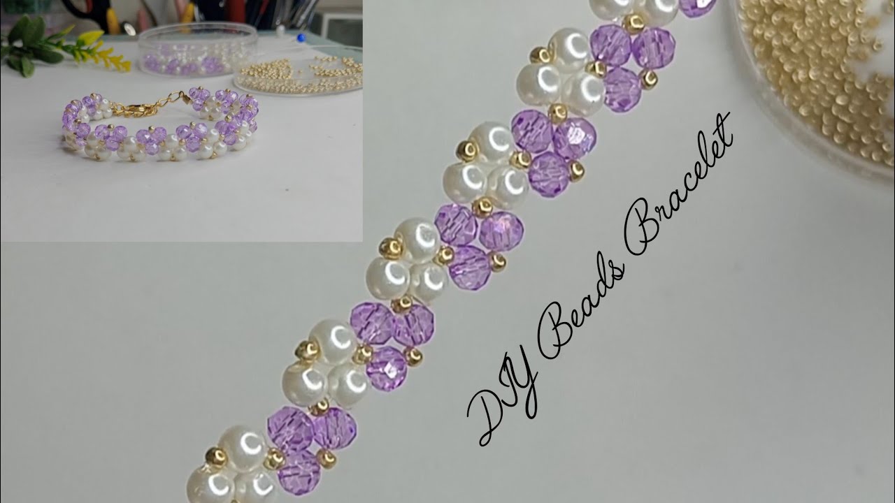 DIY Beads Bracelet | Hand made Jewelry | jewelry Tutorial | Easy way to make beads bracelet 