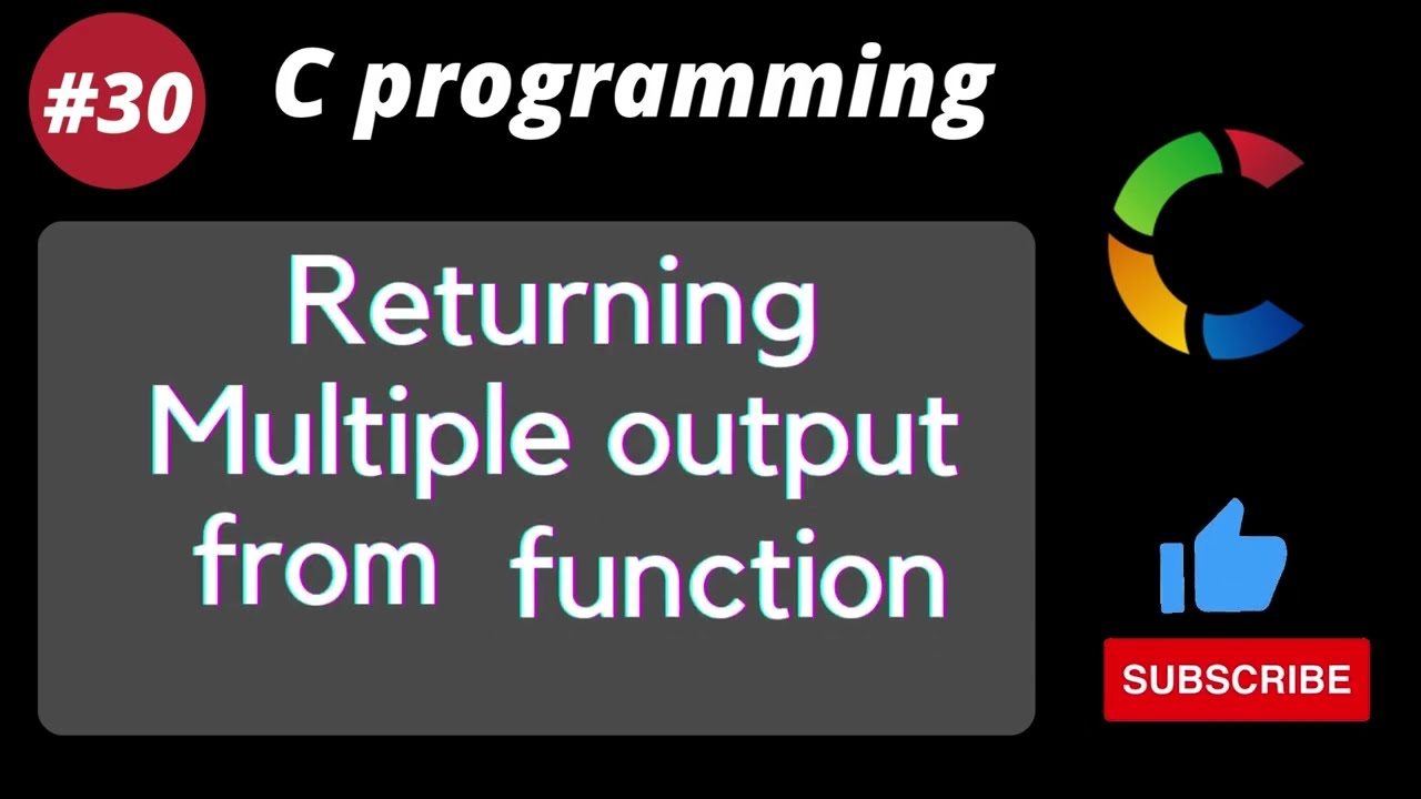 #30 Functions with More Than One Output 🔥