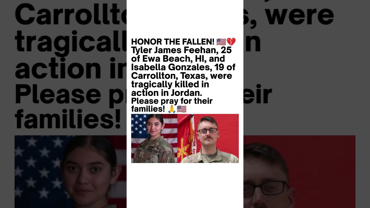 Honoring Two Fallen U.S. Service Members 🇺🇸