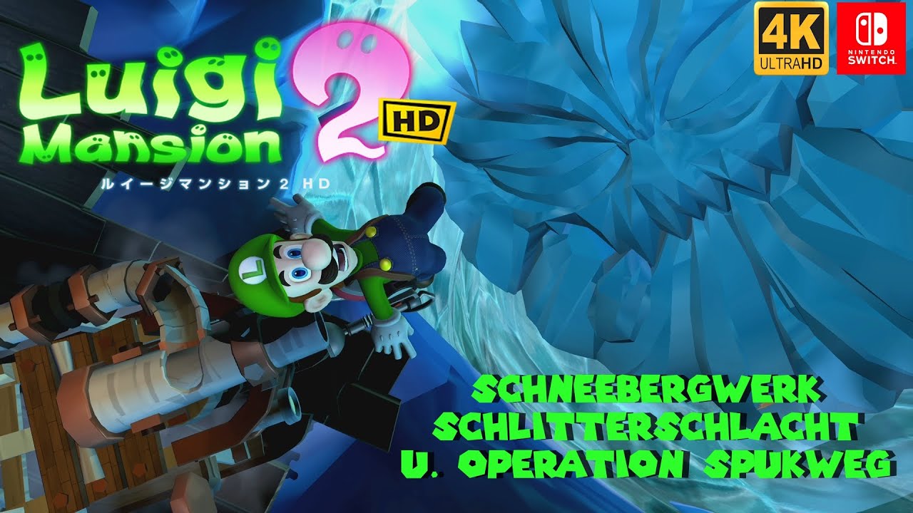 LUIGIS MANSION 2 HD 👻: Schneebergwerk: Endgegner 🥶 Schlitterschlacht und Operation Spukweg👻