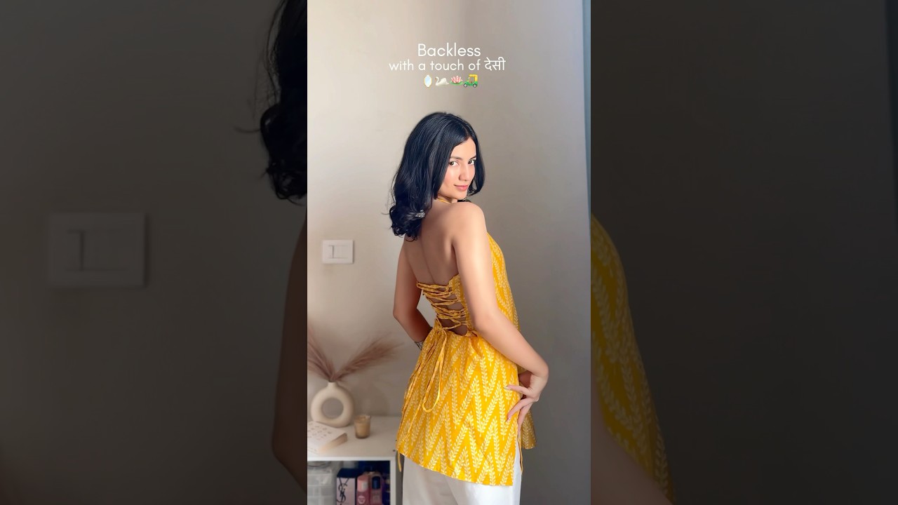 Backless kurti haul 🫶🏻 #shortkurti #kurtiforwomen #backless #kurtihaul #trendingshorts