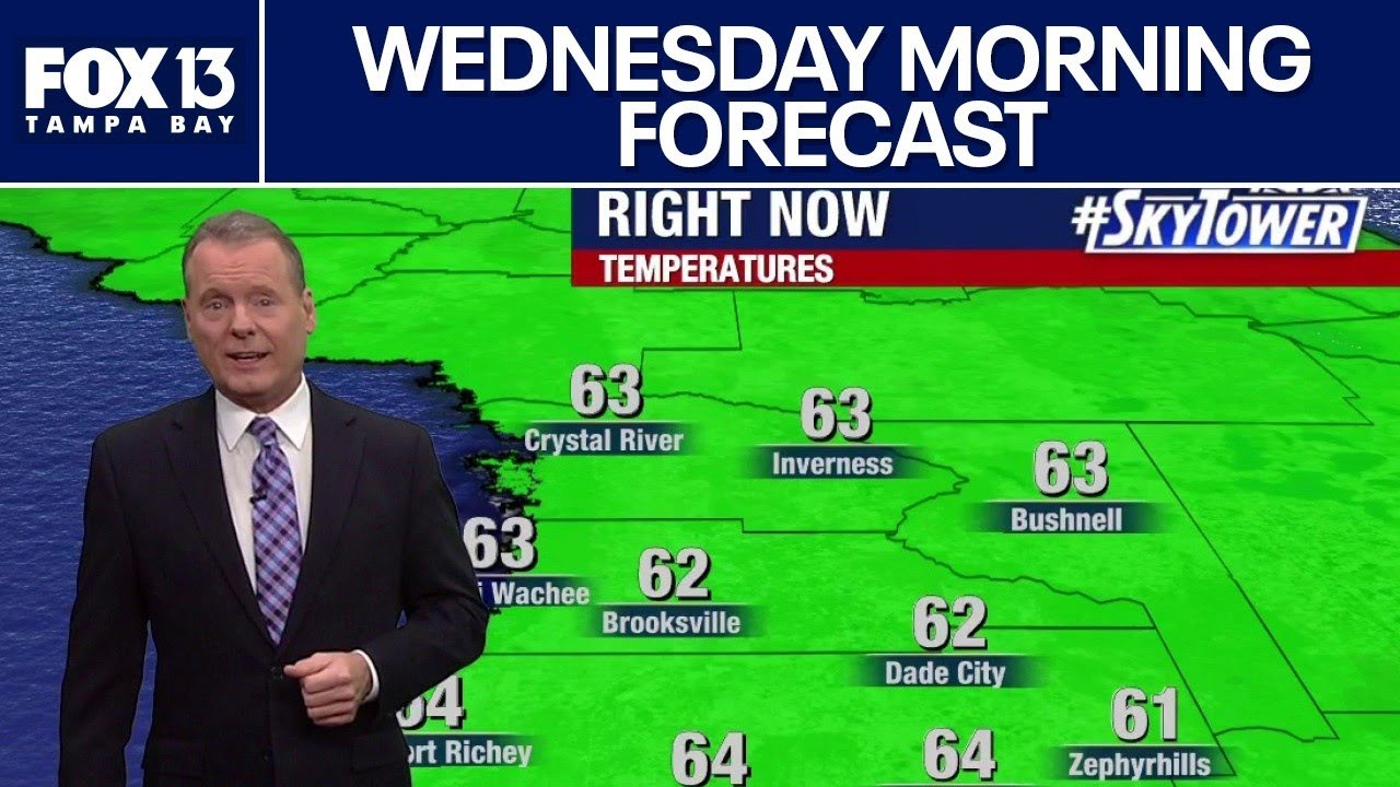 Tampa weather | Wednesday morning forecast