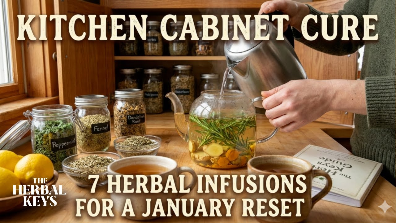 🍵 Kitchen Cabinet Cure: 7 Herbal Infusions for a Gentle January Reset