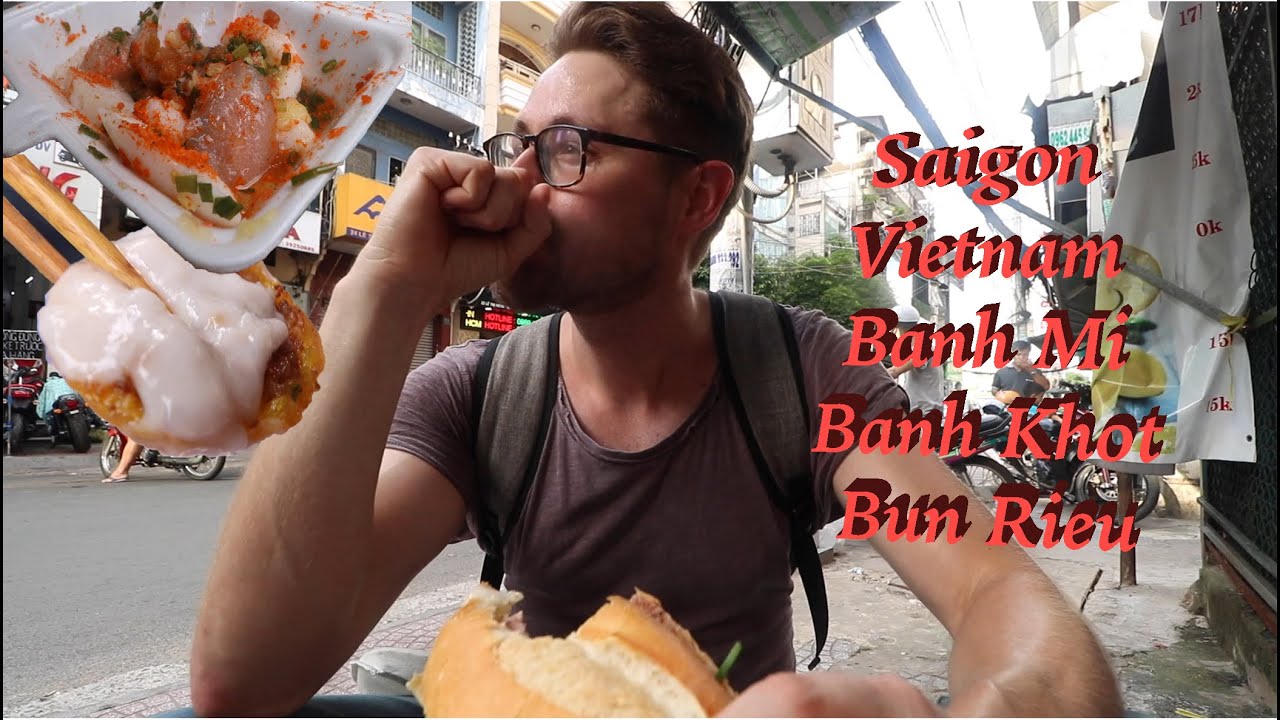 LOCAL FOOD Tour! HO CHI MINH CITY, Vietnam: Banh Mi, BANH KHOT, Bun Rieu, and more!