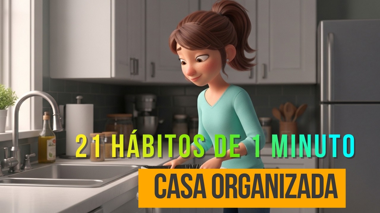 21 HÁBITOS DE 1 MINUTO PARA MANTER SUA CASA ORGANIZADA.