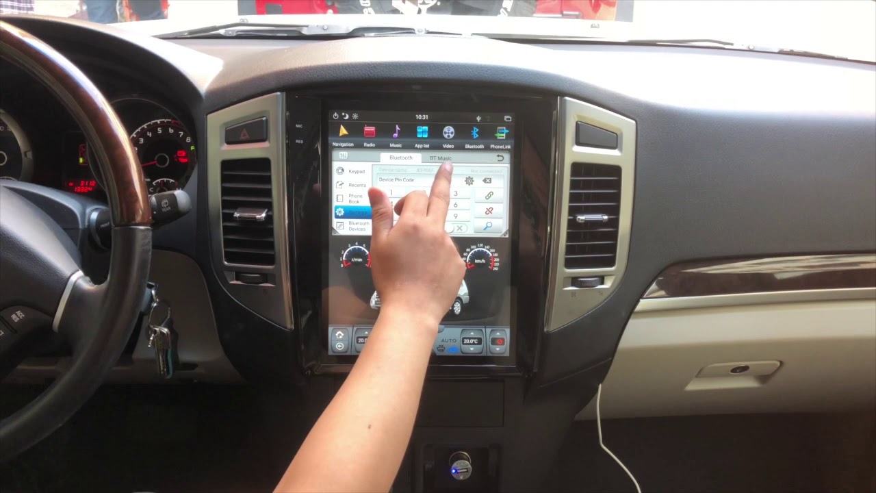 Mitsubishi Pajero 2008 – 19 Android Full Touch Tesla 13"