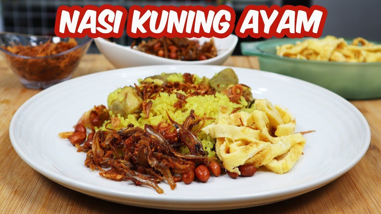 NASI KUNING AYAM RICE COOKER