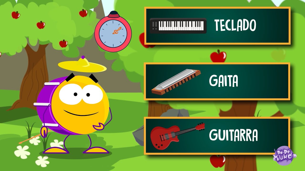 Dó-Ré Mundo - Maratona do Drum 🥁 Música infantil | Notas Musicais | Instrumentos musicais 7 minutos