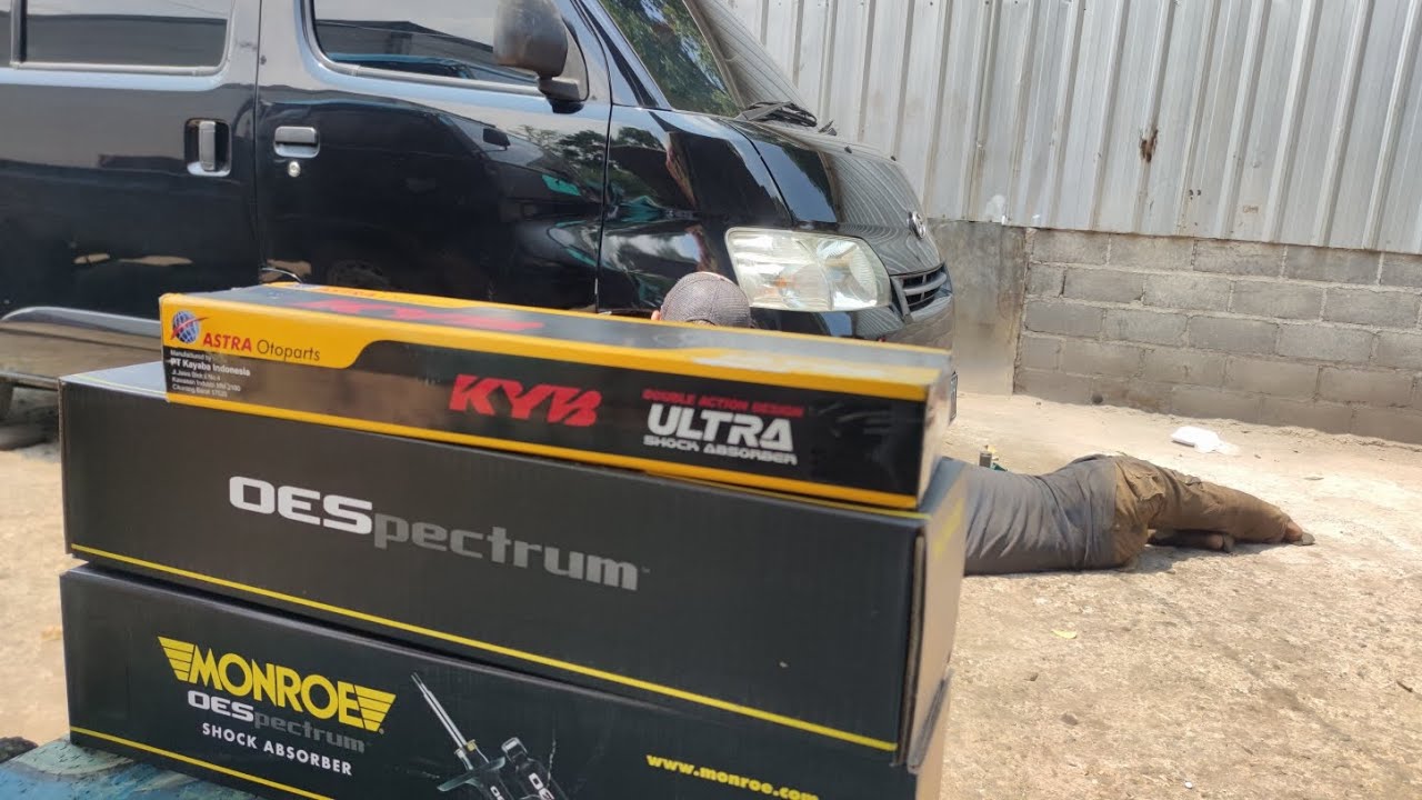 Upgrade Shockbreaker Grand Max dengan Monroe dan KYB ultra