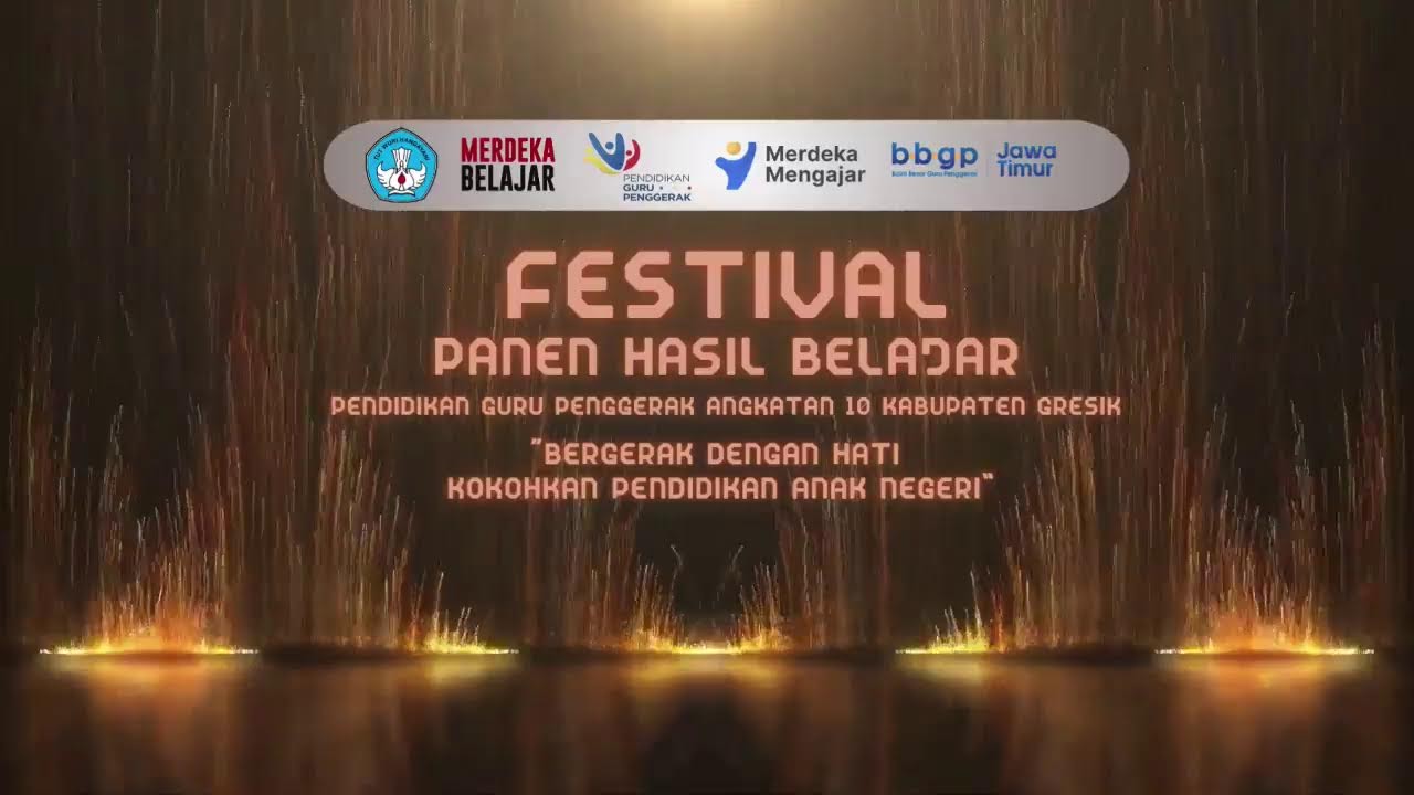 Festival Panen Hasil Belajar Pendidikan Guru Penggerak Angkatan 10 Kabupaten Gresik