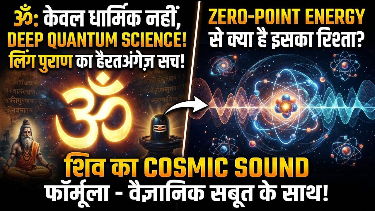ॐ का असली विज्ञान क्या है?  शिव का रहस्य How ॐ (Om) Connects You to the Universe's Zero-Point Energy
