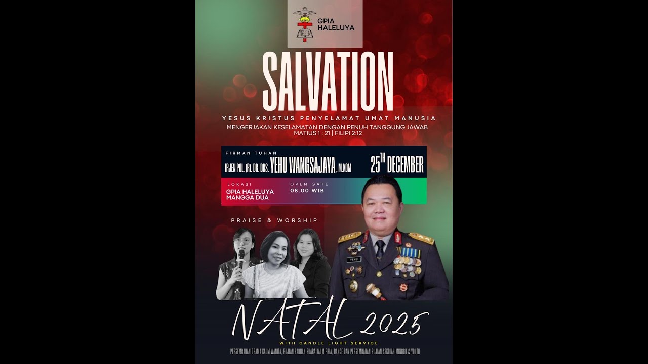 Ibadah Natal GPIA Haleluya 25 Des 25