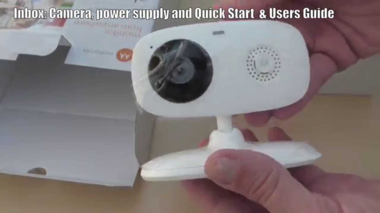 Motorola Focus 66 Wireless Wi Fi Home Security Camera on iOS device