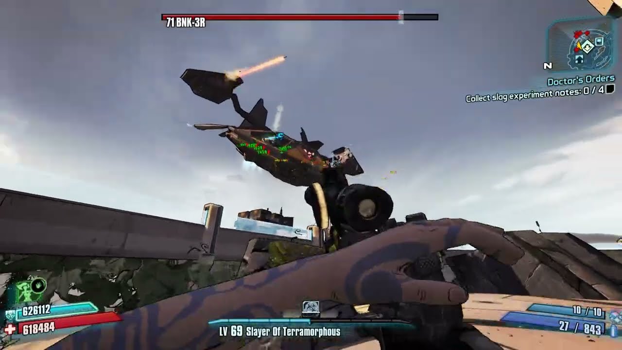 Borderlands 2: Day 1 of Farming The Bunker Until It Drops a 94% Sham Shield.