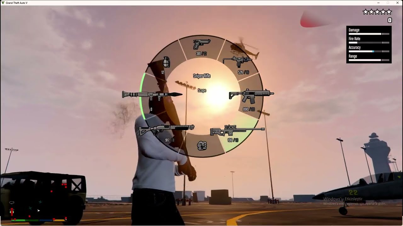 Gta5 Askeri Alanda Savaş Çıktı / F16 İle Komutanı Düşürdüm / 4 K VİDEO