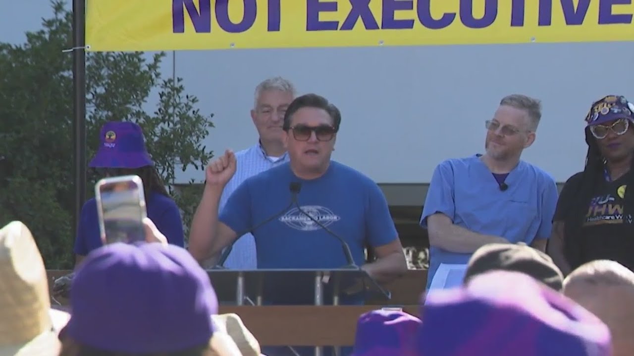 Healthcare workers protest Sutter Health