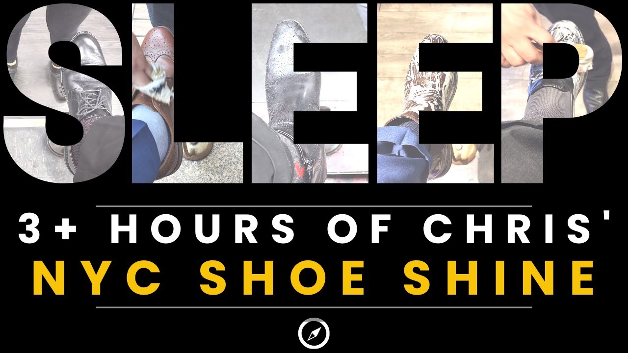 Can't sleep? 3 MORE HOURS of Chris' NYC Shoe Shine!  Go to Sleep! #asmr