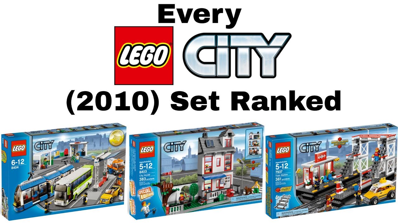 Рейтинг всех наборов LEGO City (2010).