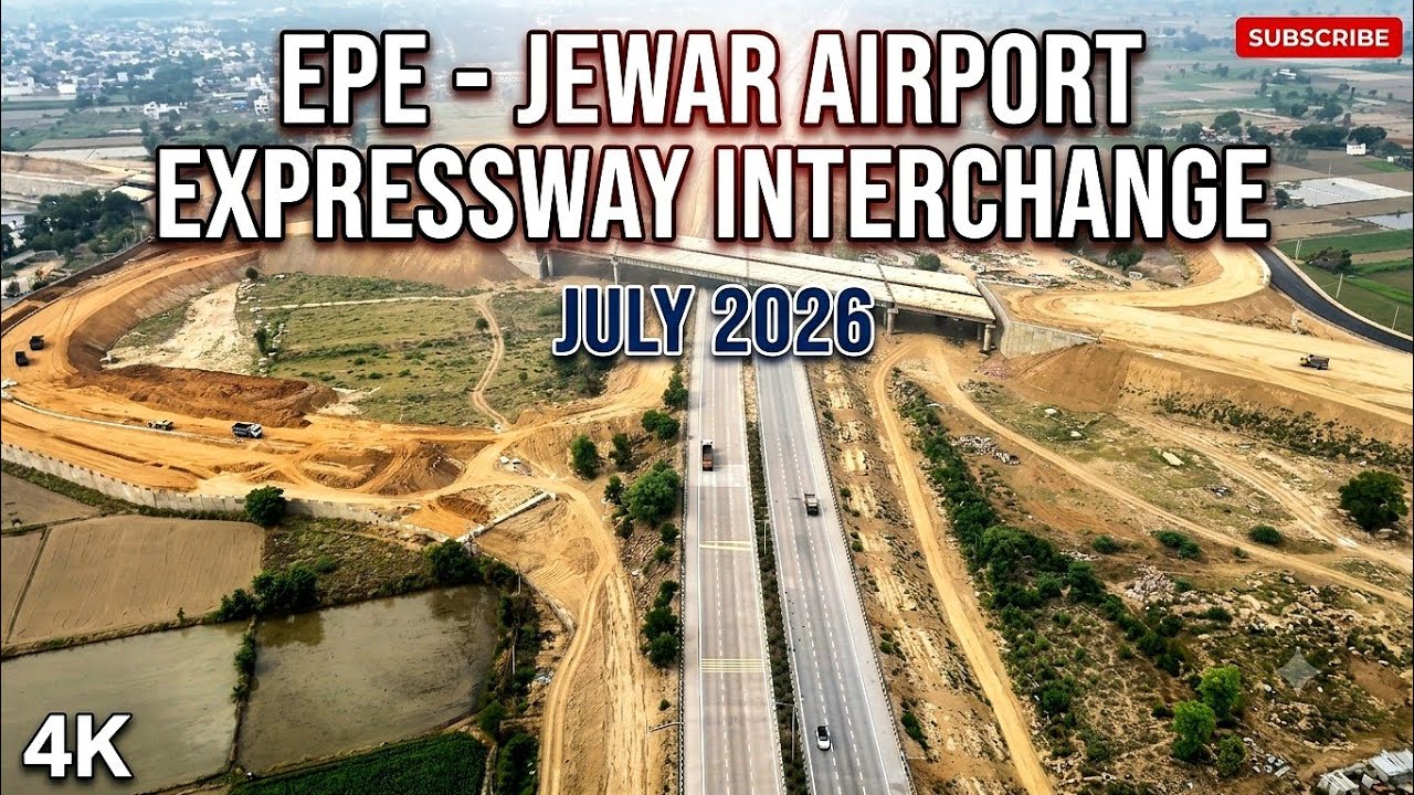 Jewar Airport  Expressway -  Eastern Peripheral Expressway Interchange || JULY 2026 || #nhai