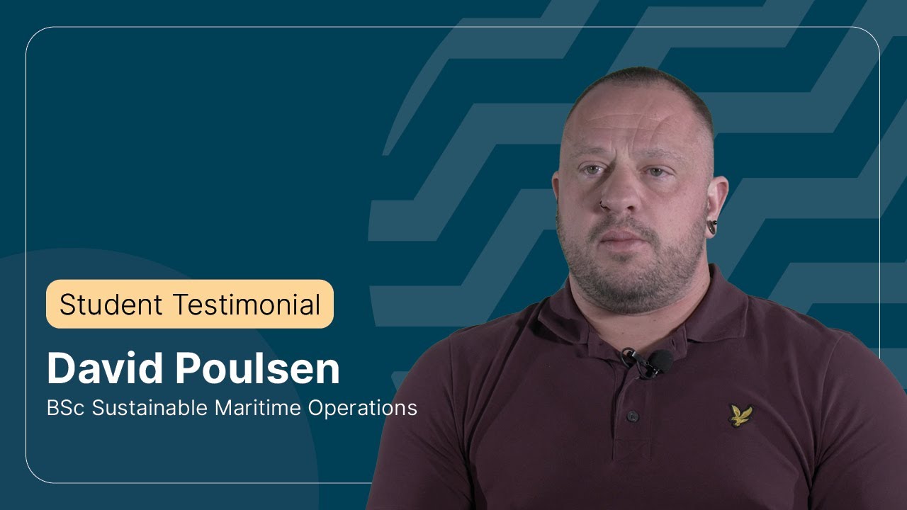 Balancing Offshore Work and Study | David’s Journey in Sustainable Maritime Operations