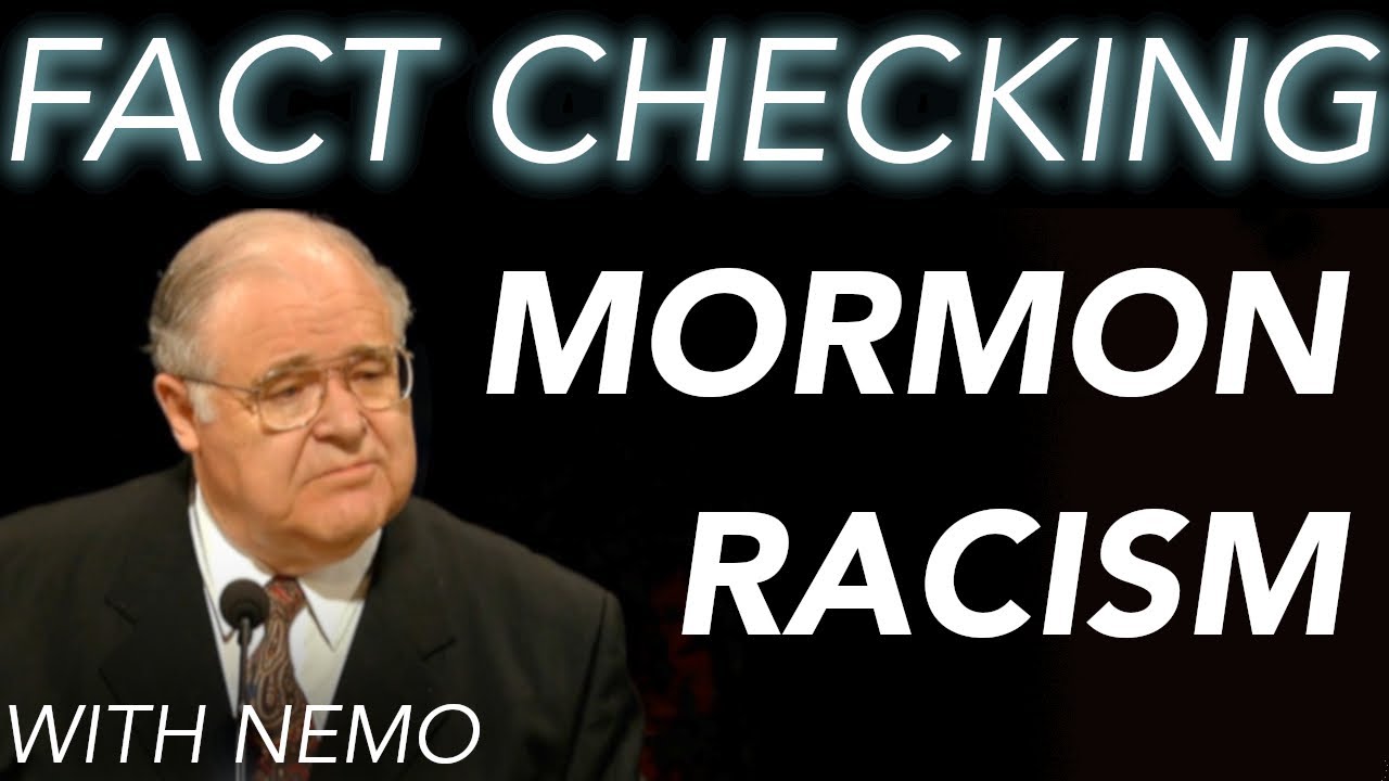 Can the Mormon Church CONDEMN Racism?
