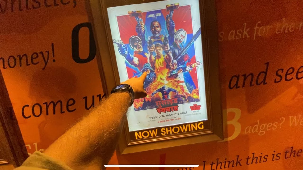 We went to watch “Suicide Squad” at PVR.