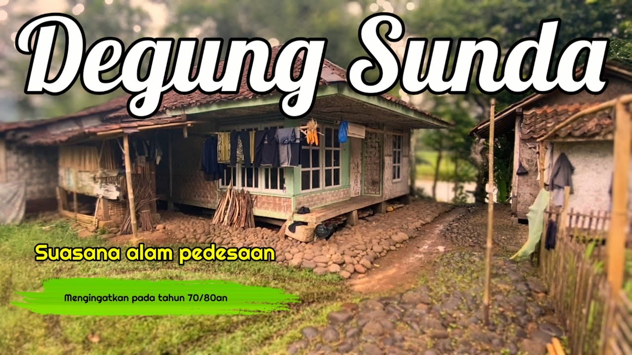 Degung Sunda Pernikahan Cocok diputar Sambil Ngopi di Tepas Rumah Panggung, Bikin Nostalgia