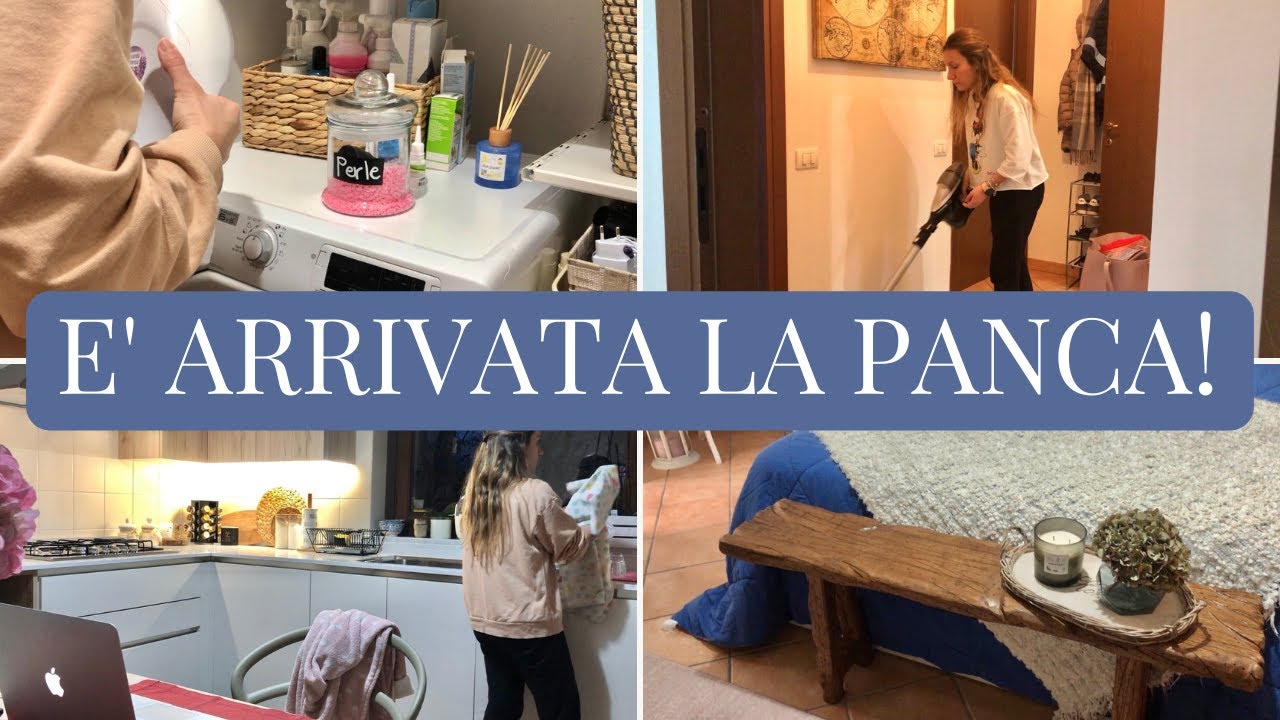 E' arrivata la PANCA! 😍  Giornata tra LAVATRICI e CHIACCHIERE con VOI 🧡