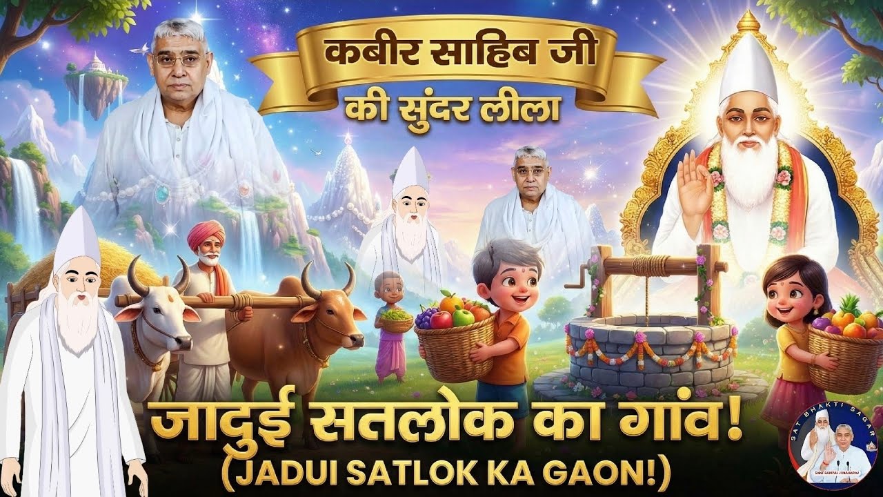 (3D animation) ✨ कबीर साहेब जी की अद्भुत लीलाएं | जादुई सतलोक का रहस्य! 🌈🌟 #santrampaljimaharaj 