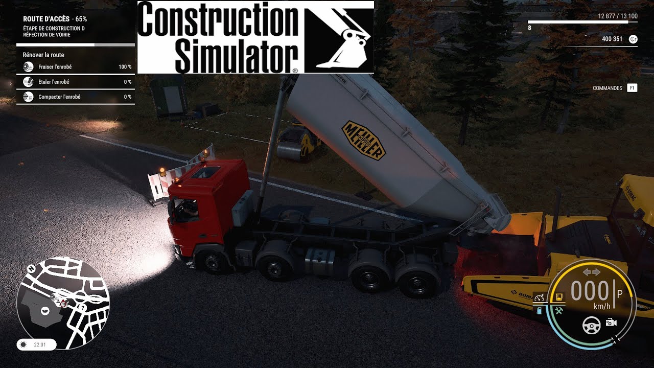 Construction Simulator #1 : je reconstruis une route
